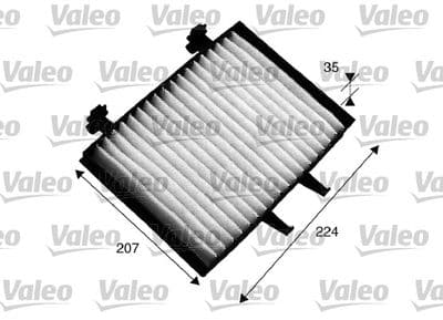 Filtro, aire del interior VALEO 715547