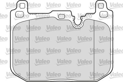 Juego de balatas de freno VALEO 601679