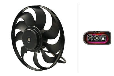 Ventilador, refrigeración del motor HELLA 8EW 366 421-671