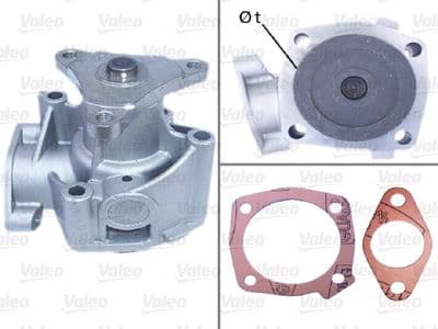 Bomba de agua, refrigeración del motor VALEO 506296