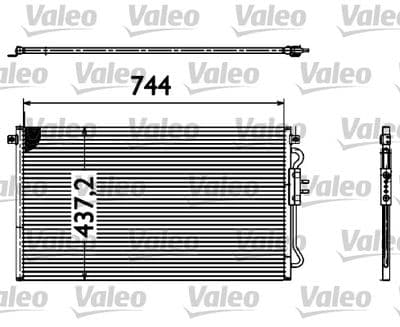 Condensador, aire acondicionado VALEO 817582