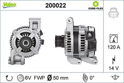 Alternador VALEO 200022