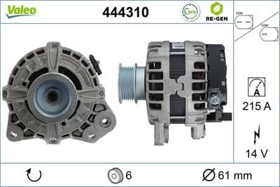 Alternador VALEO 444310