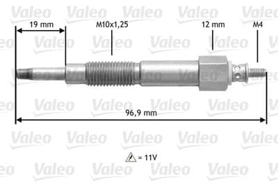 Bujía de precalentamiento VALEO 345161