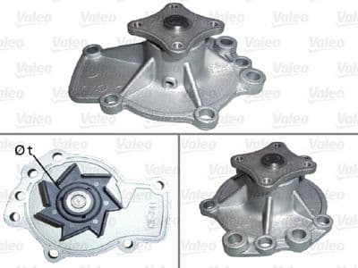 Bomba de agua, refrigeración del motor VALEO 506437