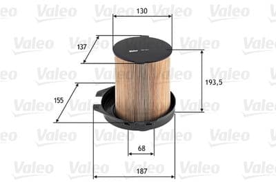 Filtro de aire VALEO 585603