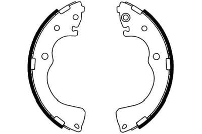 Juego de zapatas de frenos Kavo Parts KBS-5424