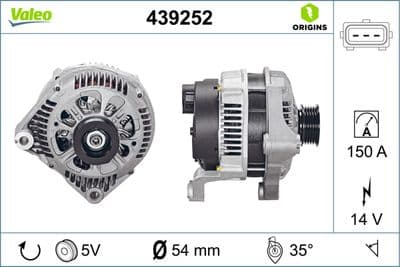 Alternador VALEO 439252