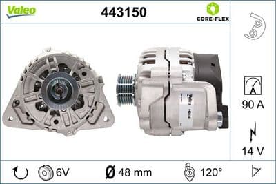 Alternador VALEO 443150