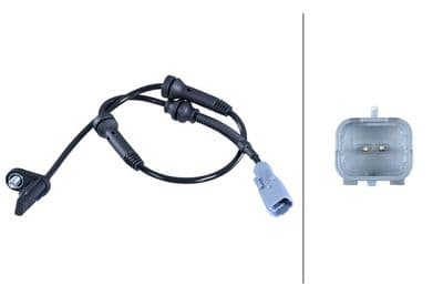 Sensor, revoluciones de la rueda HELLA 6PU 358 417-751