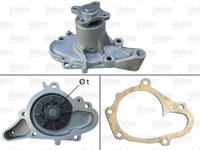 Bomba de agua, refrigeración del motor VALEO 506777