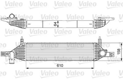 Radiador de aire de admisión VALEO 818633
