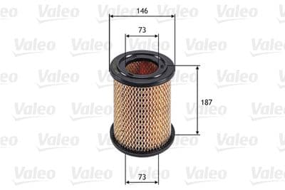 Filtro de aire VALEO 585731