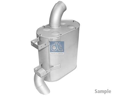 Silenciador central/posterior DT Spare Parts 6.37027