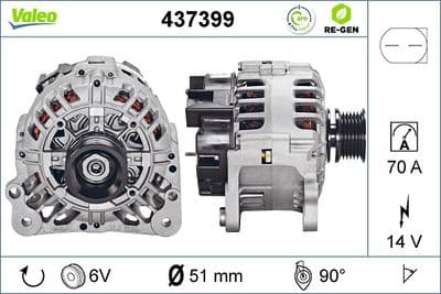 Alternador VALEO 437399