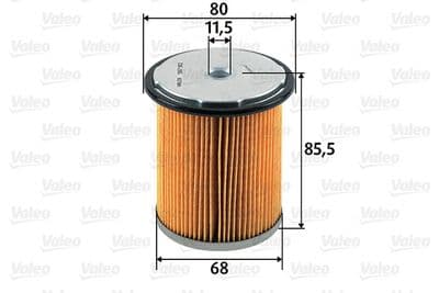 Filtro combustible VALEO 587912