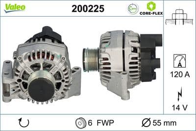 Alternador VALEO 200225