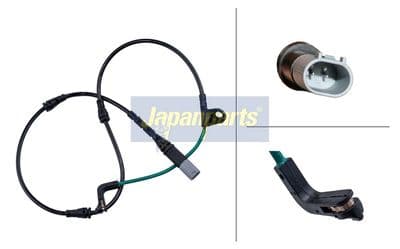 Contacto de aviso, desgaste de balatas de frenos JAPANPARTS BPW-158