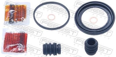 Juego de reparación, pinza de freno FEBEST 0375-CU2F