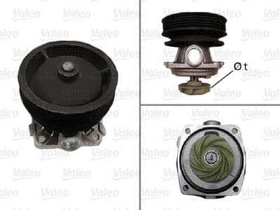 Bomba de agua, refrigeración del motor VALEO 506334