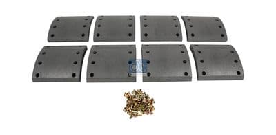 Juego de balatas de freno, freno de tambor DT Spare Parts 10.33022