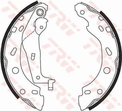 Juego de zapatas de frenos TRW GS8685