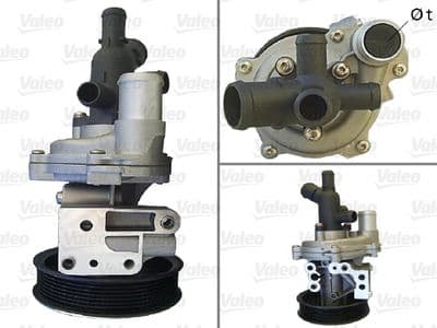 Bomba de agua, refrigeración del motor VALEO 506789