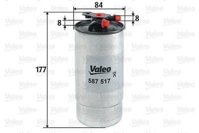 Filtro combustible VALEO 587517
