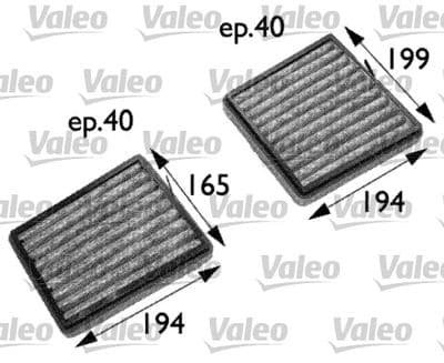 Filtro, aire del interior VALEO 698742