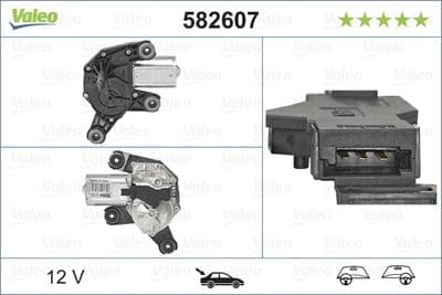 Motor del limpiaparabrisas VALEO 582607