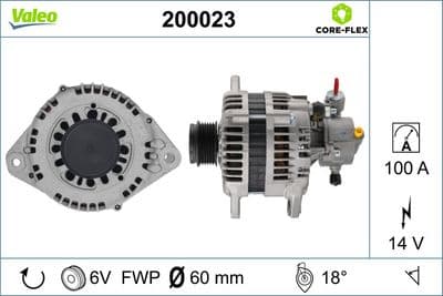 Alternador VALEO 200023
