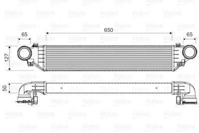 Radiador de aire de admisión VALEO 817760