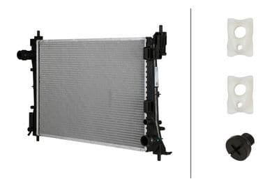Radiador, refrigeración del motor HELLA 8MK 366 311-841