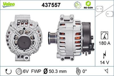 Alternador VALEO 437557