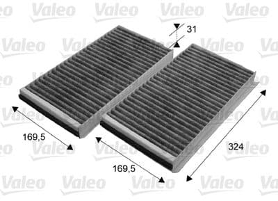 Filtro, aire del interior VALEO 698864
