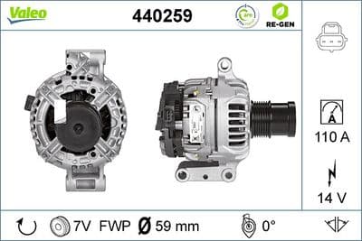 Alternador VALEO 440259