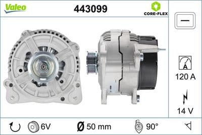 Alternador VALEO 443099