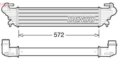 Radiador de aire de admisión DENSO DIT09114