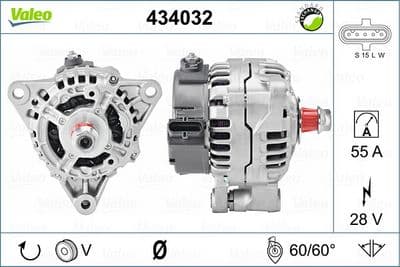 Alternador VALEO 434032