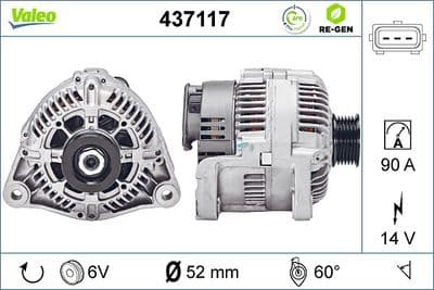 Alternador VALEO 437117