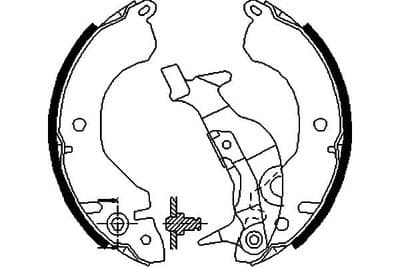 Juego de zapatas de frenos Kavo Parts KBS-6416