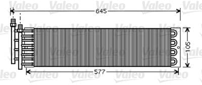 Condensador, aire acondicionado VALEO 818033