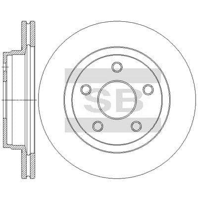 Disco de freno Hi-Q SD5559
