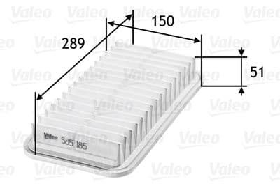 Filtro de aire VALEO 585185