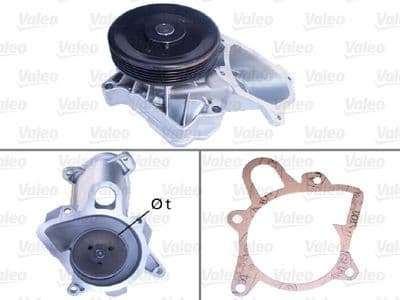 Bomba de agua, refrigeración del motor VALEO 506710