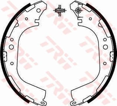 Juego de zapatas de frenos TRW GS8590