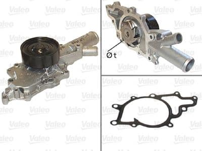 Bomba de agua, refrigeración del motor VALEO 506930