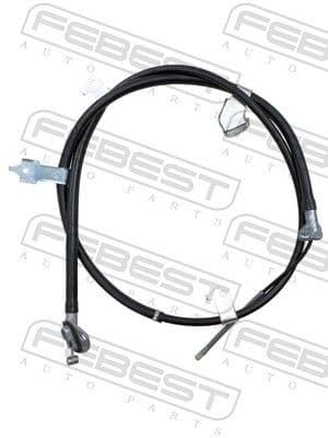 Cable de accionamiento, freno de estacionamiento FEBEST 0199-PCACA30RH