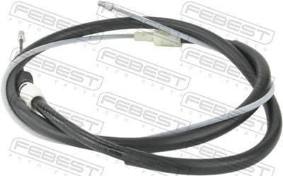 Cable de accionamiento, freno de estacionamiento FEBEST 25100-C4