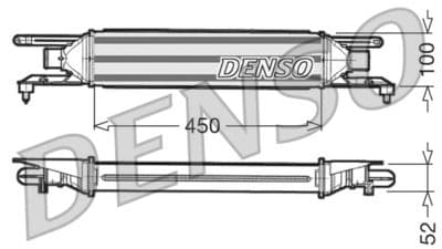 Radiador de aire de admisión DENSO DIT09106